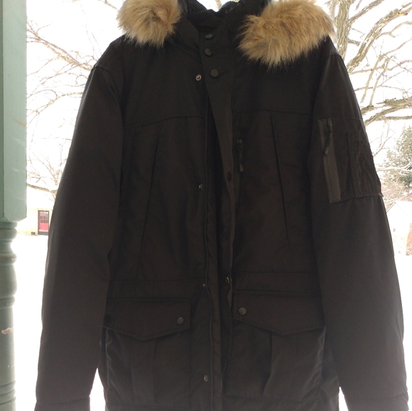 SOLD Goodfellow Heavy Men's Coat Parka Size Med - Picture 8 of 8